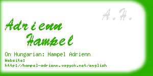 adrienn hampel business card